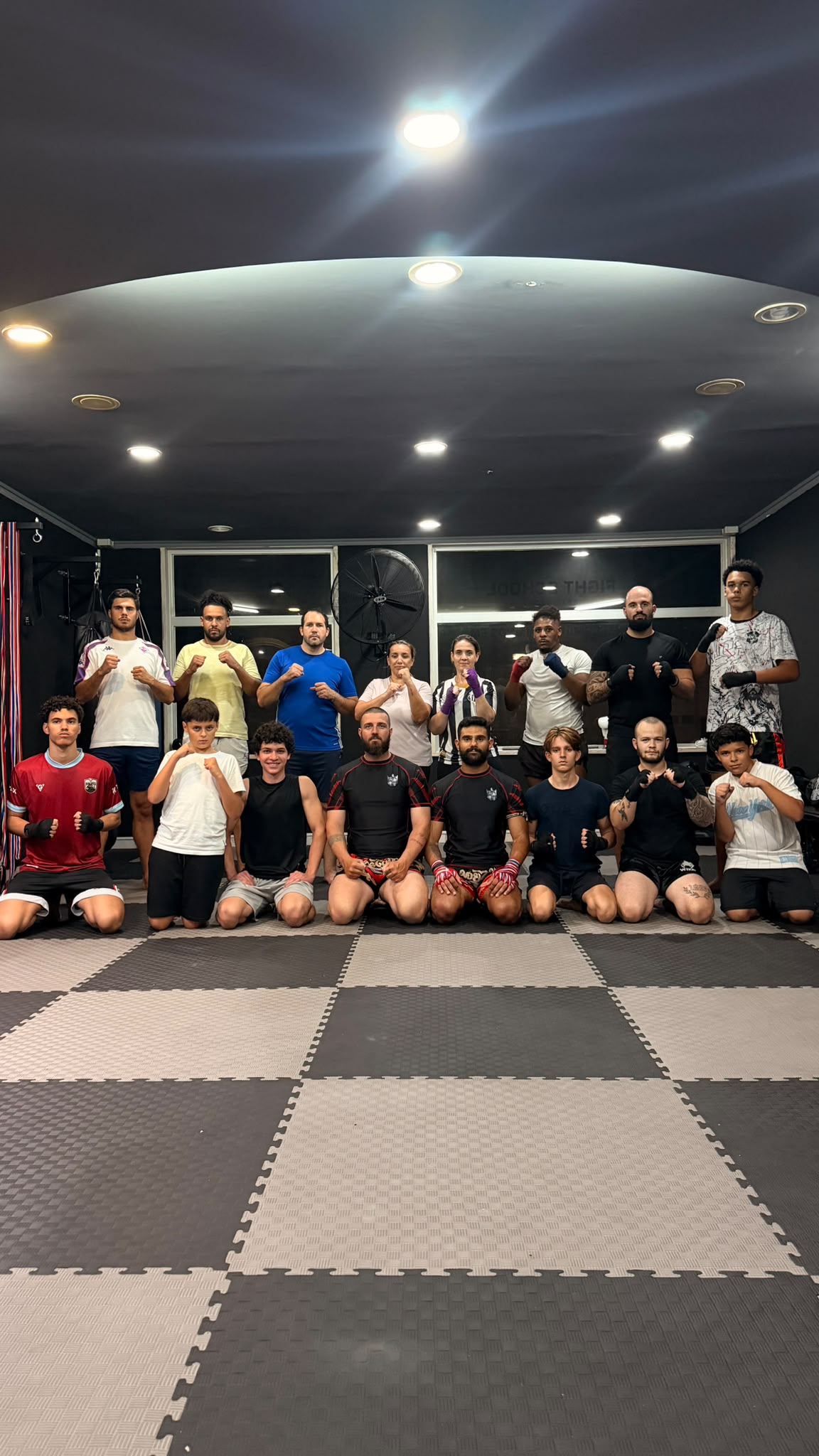 Treino na Kingdom Fight School