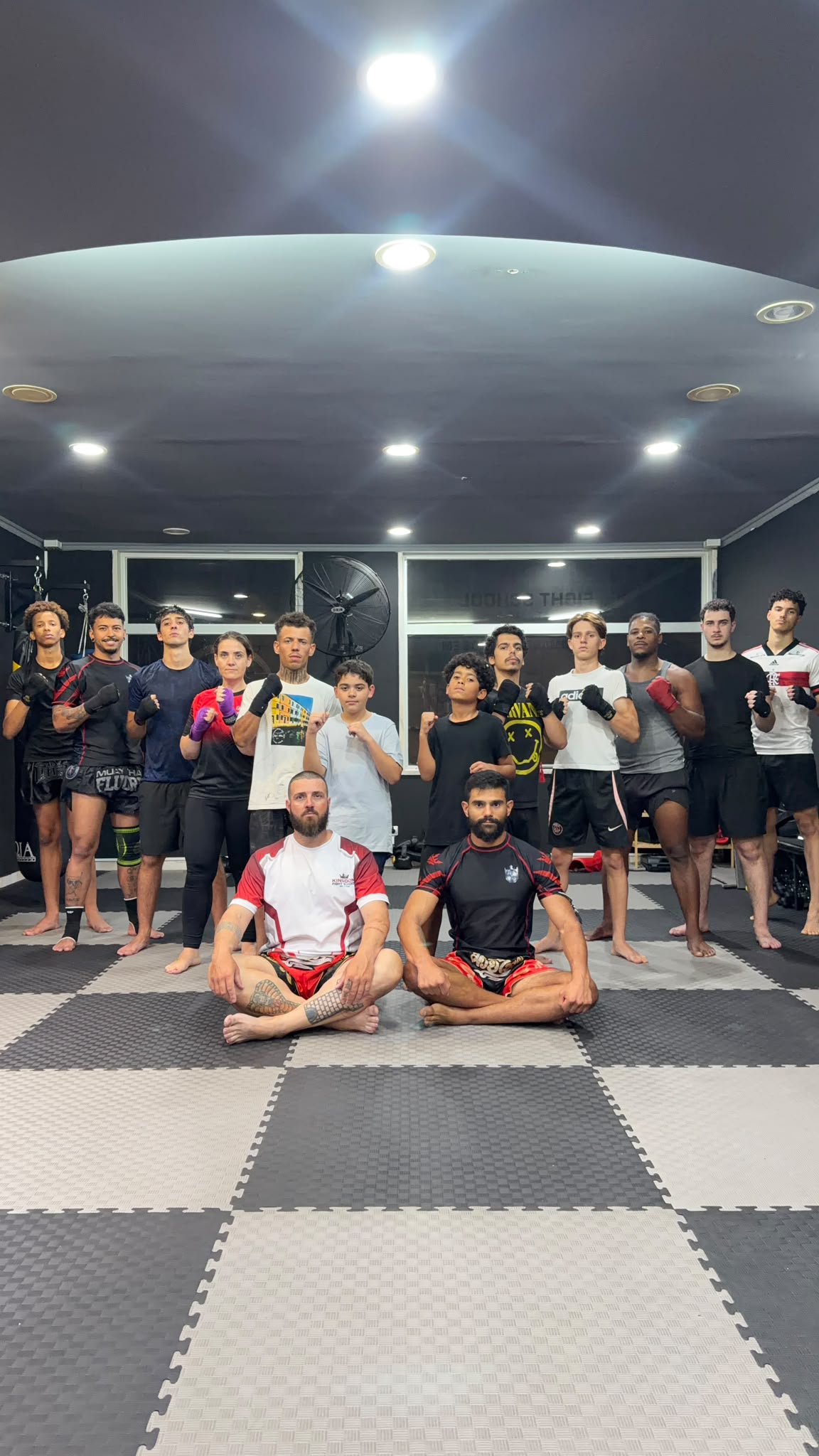 Treino na Kingdom Fight School