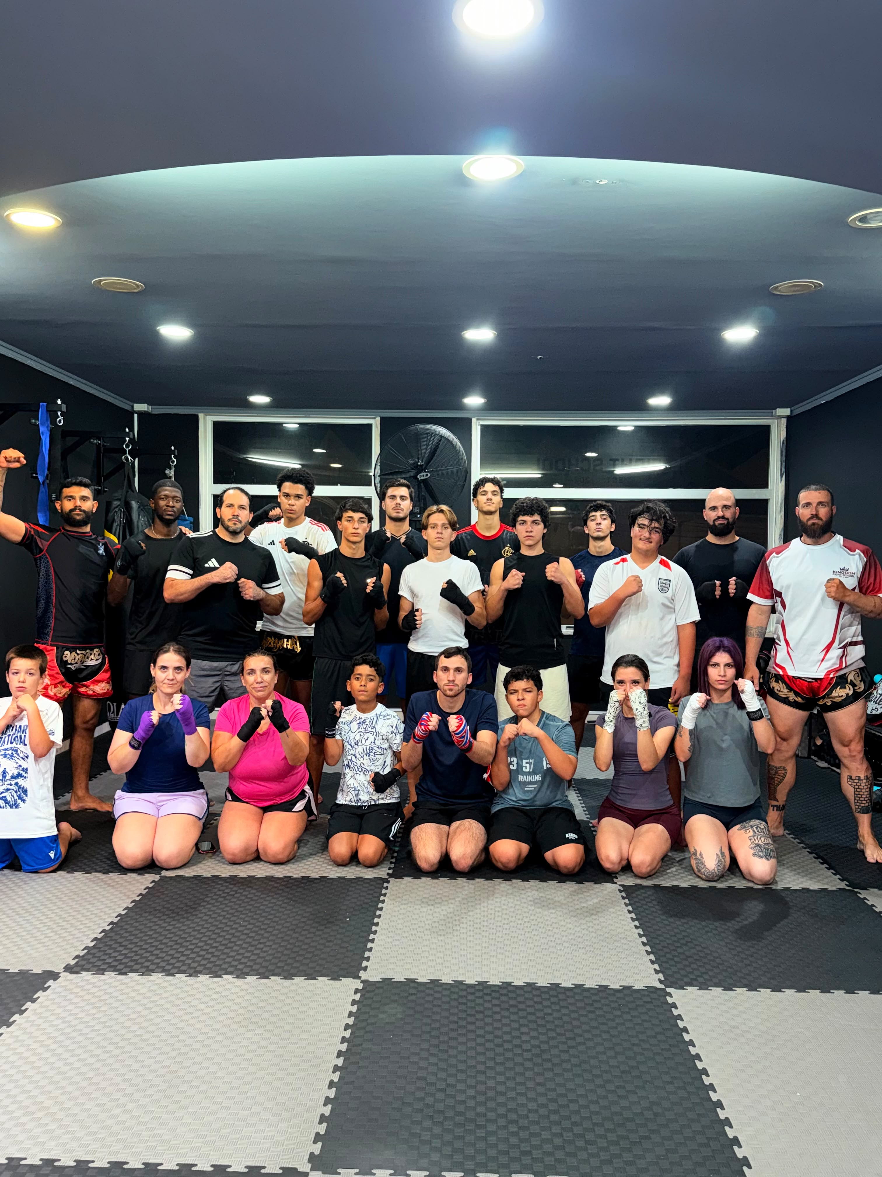 Treino na Kingdom Fight School