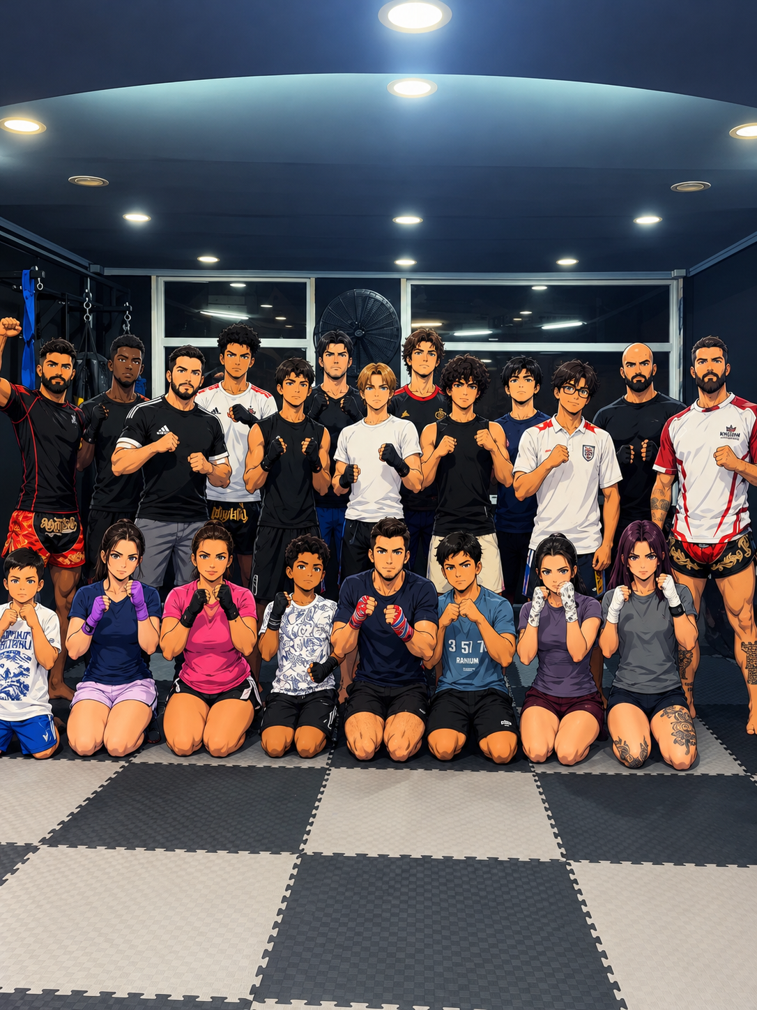 Treino na Kingdom Fight School