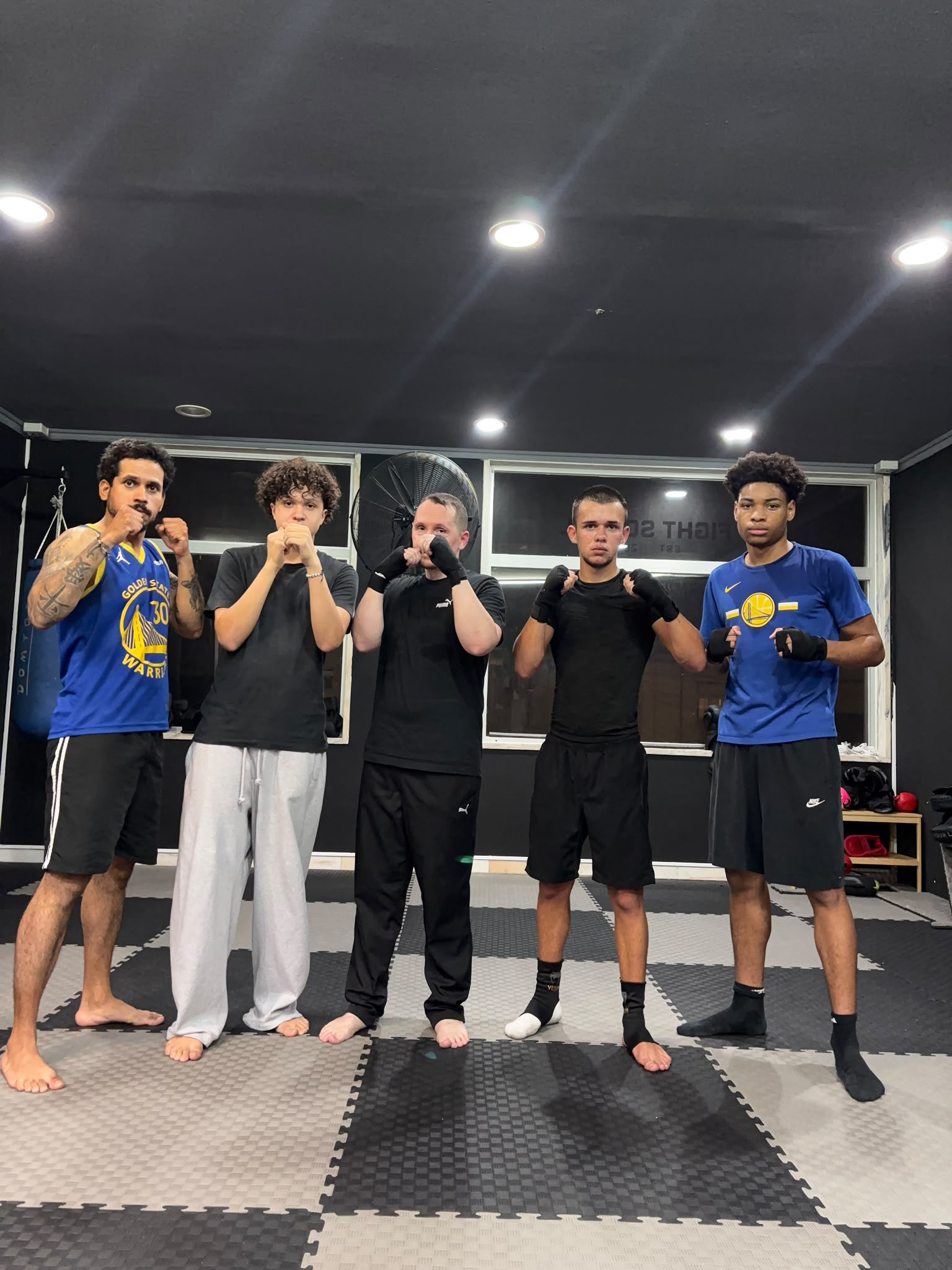 Treino na Kingdom Fight School