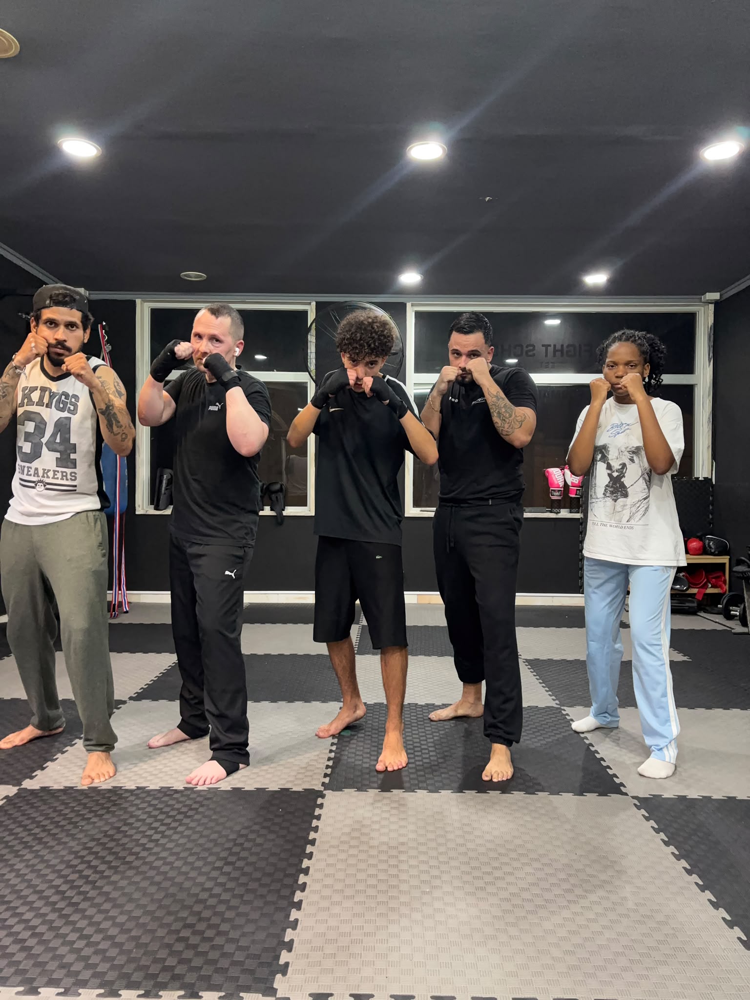 Treino na Kingdom Fight School