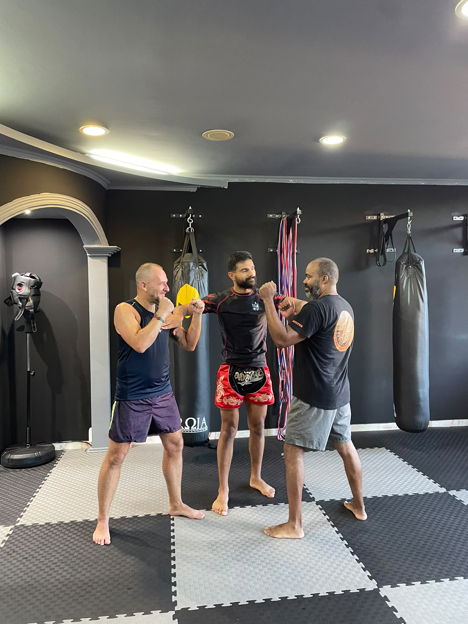 Treino na Kingdom Fight School