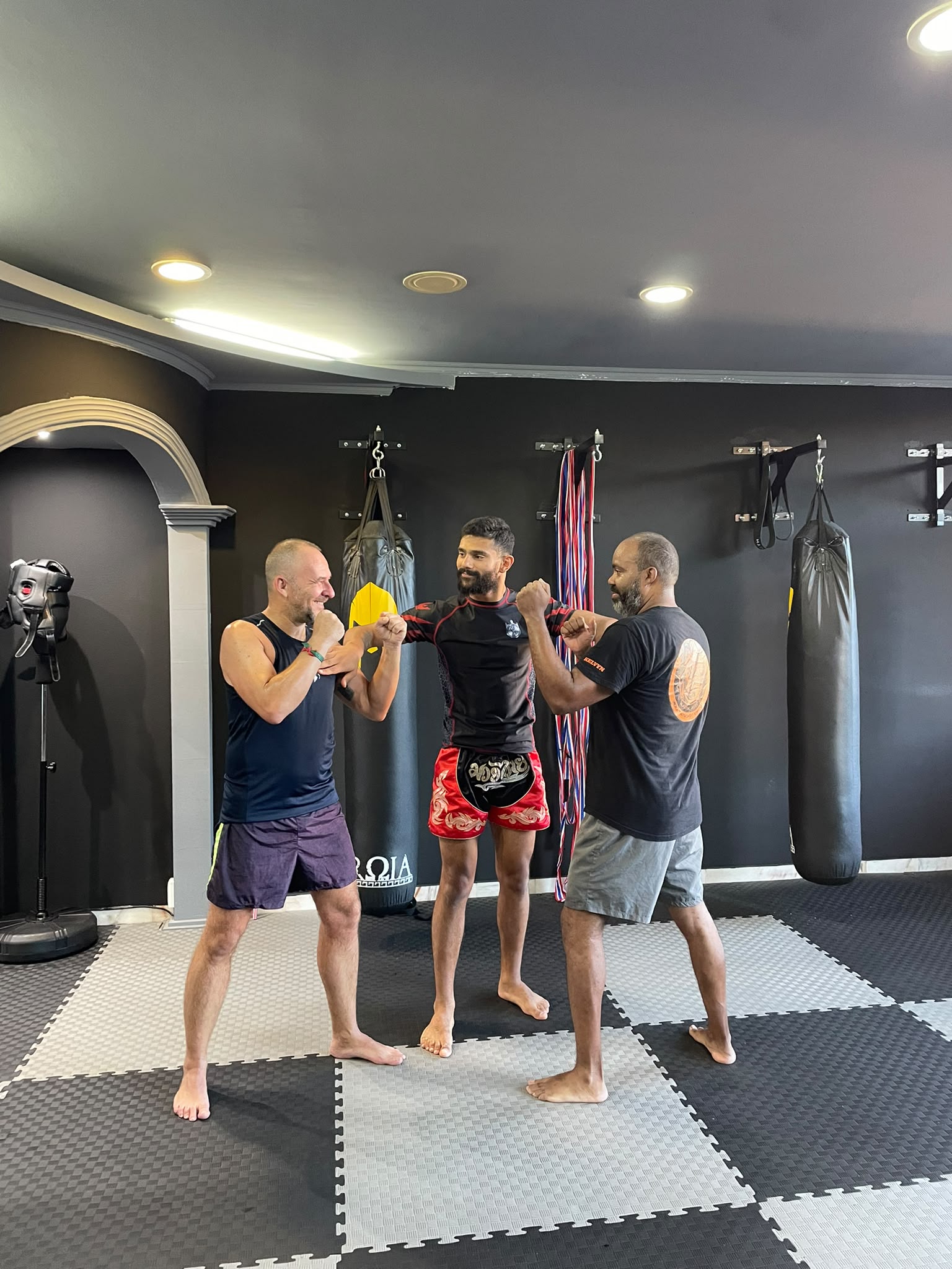 Treino na Kingdom Fight School